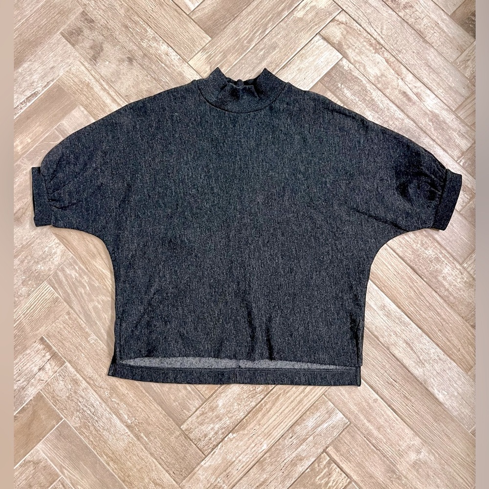 New with tag- Banana Republic dolman sleeve, mock neck short sleeve top.